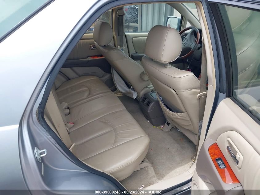 2003 Lexus Rx 300 Base (A4) VIN: JTJGF10U830156570 Lot: 39509243