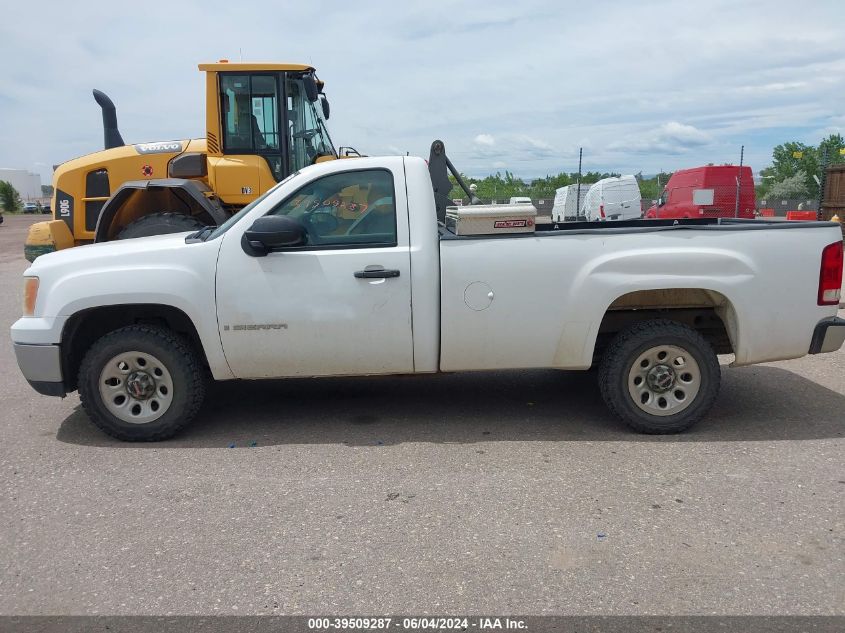 2009 GMC Sierra 1500 Work Truck VIN: 1GTEC14CX9Z900372 Lot: 39509287