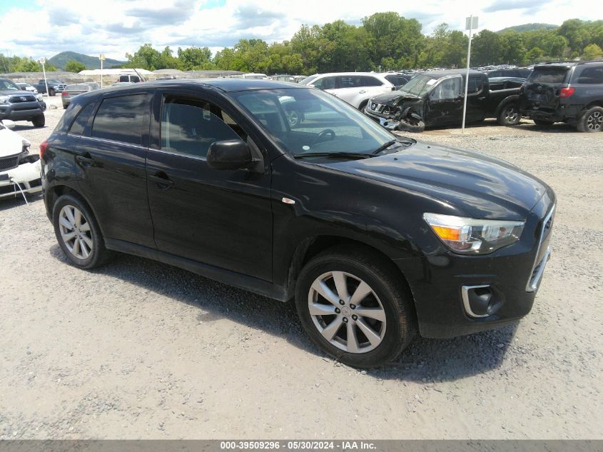 2014 Mitsubishi Outlander Sport Se VIN: 4A4AR4AU8EE010281 Lot: 39509296