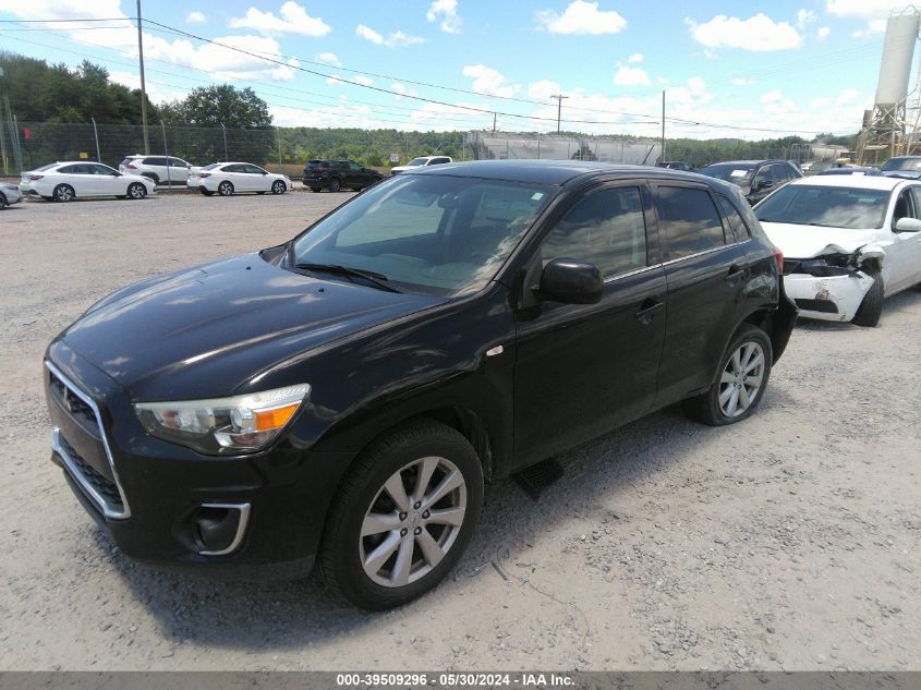 2014 Mitsubishi Outlander Sport Se VIN: 4A4AR4AU8EE010281 Lot: 39509296