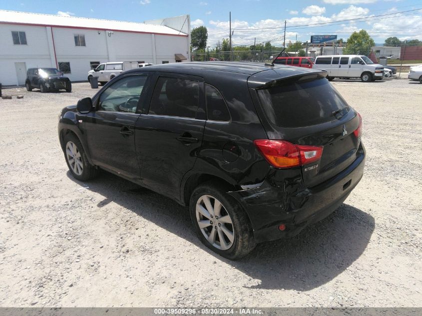 2014 Mitsubishi Outlander Sport Se VIN: 4A4AR4AU8EE010281 Lot: 39509296