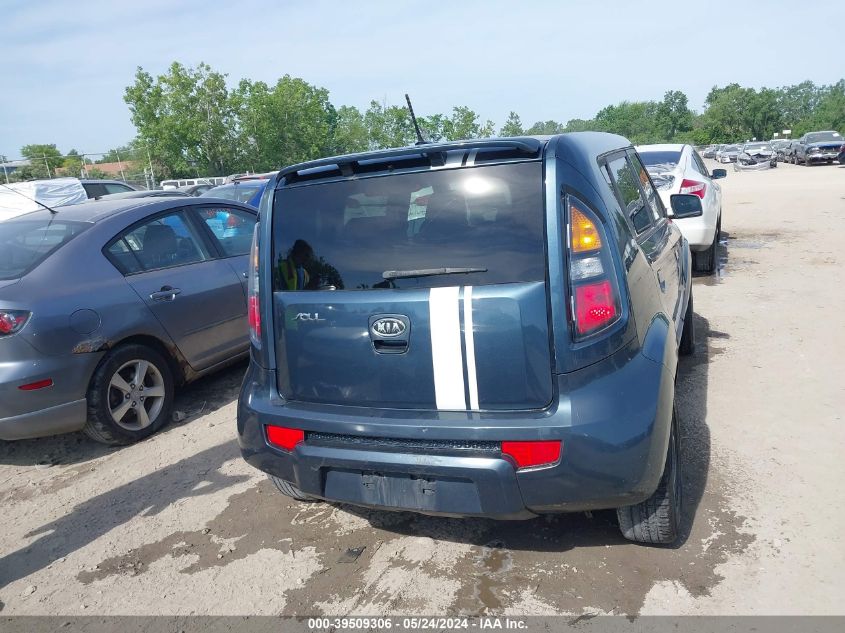 2010 Kia Soul + VIN: KNDJT2A2XA7071013 Lot: 39509306