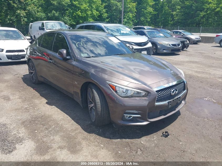 2017 Infiniti Q50 3.0T Premium VIN: JN1EV7AR6HM833502 Lot: 39509313