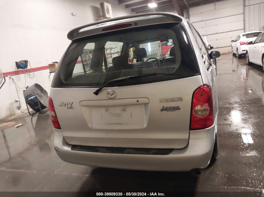 2003 Mazda Mpv Es/Lx/Lx-Sv VIN: JM3LW28A330377759 Lot: 39509330