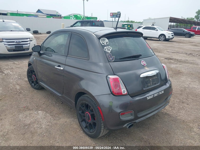 2015 Fiat 500 Sport VIN: 3C3CFFBR3FT696251 Lot: 39509339