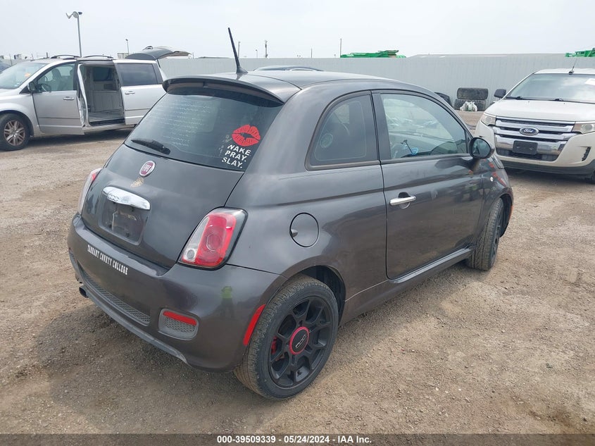 2015 Fiat 500 Sport VIN: 3C3CFFBR3FT696251 Lot: 39509339
