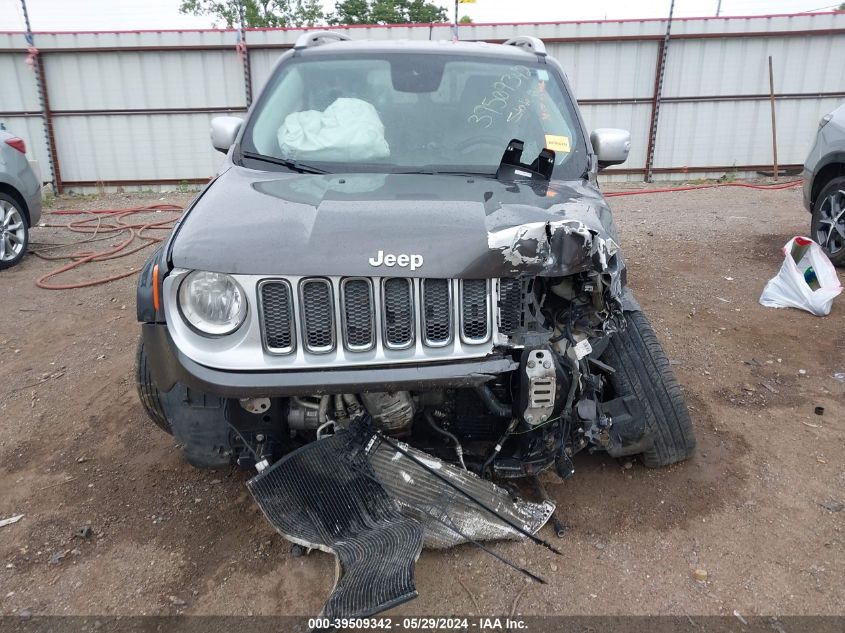 2017 Jeep Renegade Limited Fwd VIN: ZACCJADBXHPE47257 Lot: 39509342