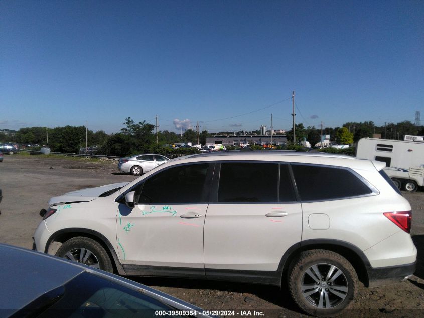 2016 Honda Pilot Ex VIN: 5FNYF6H30GB050394 Lot: 39509354