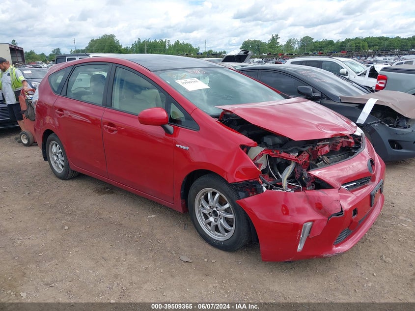 2012 Toyota Prius V VIN: JTDZN3EU1C3170988 Lot: 39509365