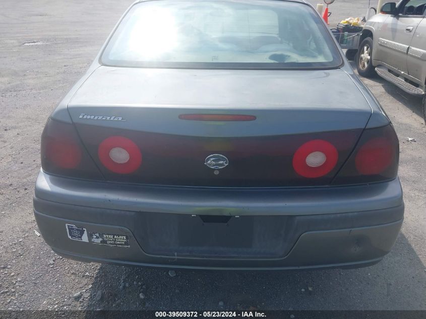 2004 Chevrolet Impala VIN: 2G1WF52E049336699 Lot: 39509372