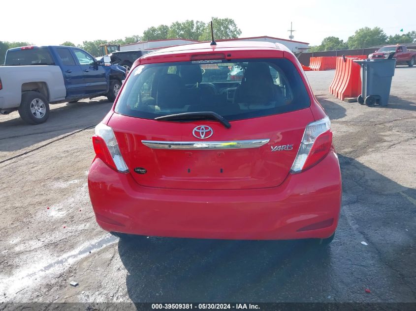 2012 Toyota Yaris L/Le/Se VIN: JTDKTUD33CD522937 Lot: 39509381