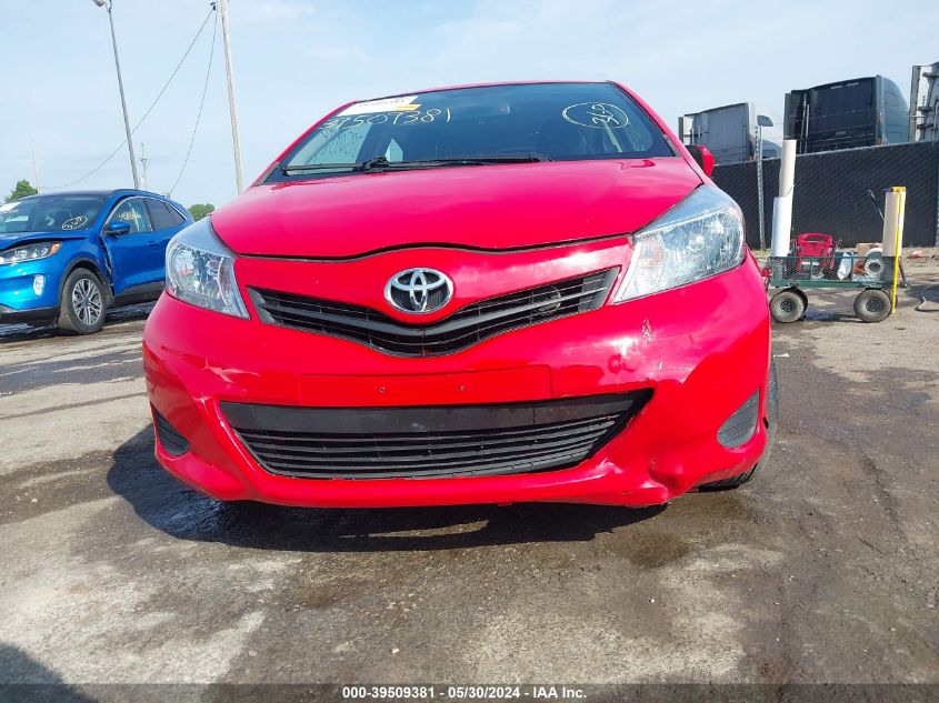 2012 Toyota Yaris L/Le/Se VIN: JTDKTUD33CD522937 Lot: 39509381