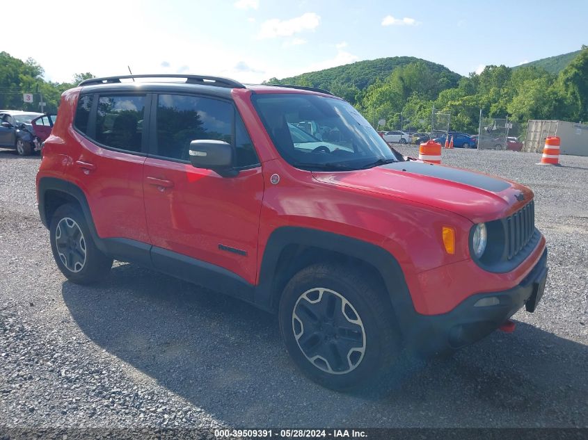 2015 Jeep Renegade Trailhawk VIN: ZACCJBCT0FPB30293 Lot: 39509391