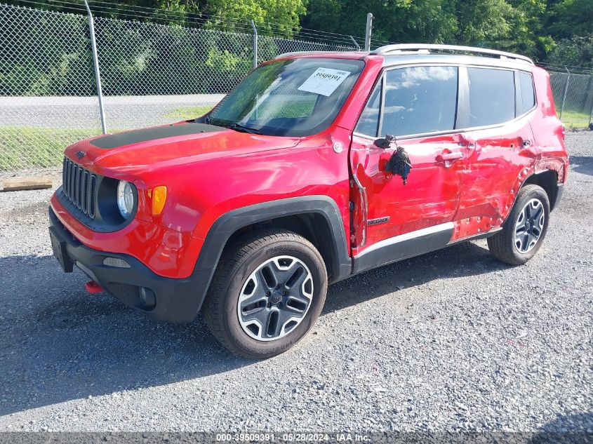 2015 Jeep Renegade Trailhawk VIN: ZACCJBCT0FPB30293 Lot: 39509391