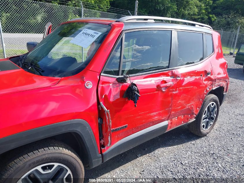 2015 Jeep Renegade Trailhawk VIN: ZACCJBCT0FPB30293 Lot: 39509391