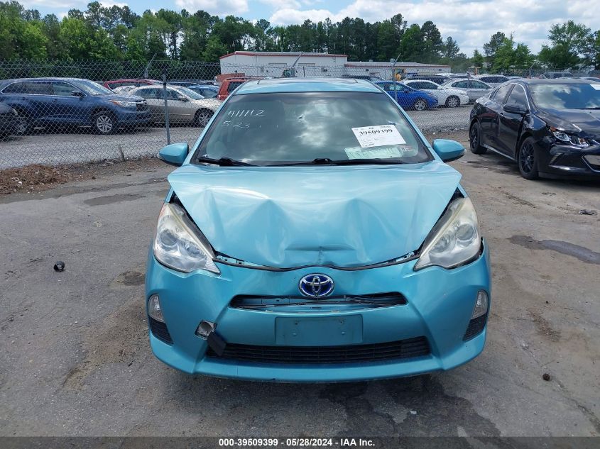 2013 Toyota Prius C Three VIN: JTDKDTB32D1043390 Lot: 39509399