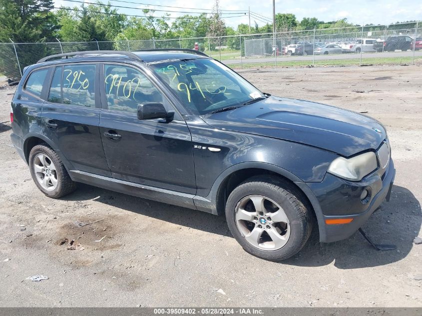 2007 BMW X3 3.0Si VIN: WBXPC93467WF21908 Lot: 39509402