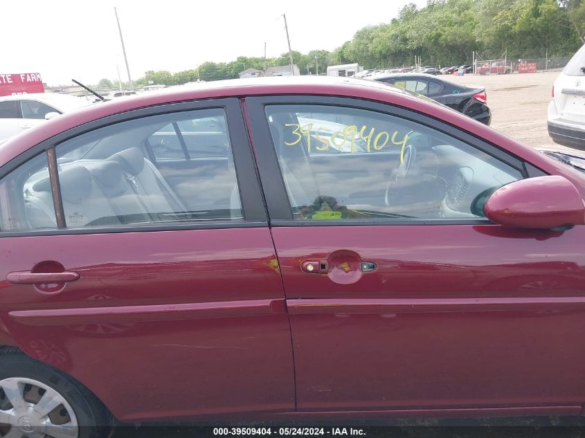 2007 Hyundai Accent Gls VIN: KMHCN46CX7U086696 Lot: 39509404