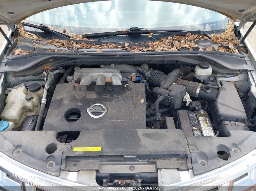 2005 Nissan Murano Sl VIN: JN8AZ08W95W426927 Lot: 39509422