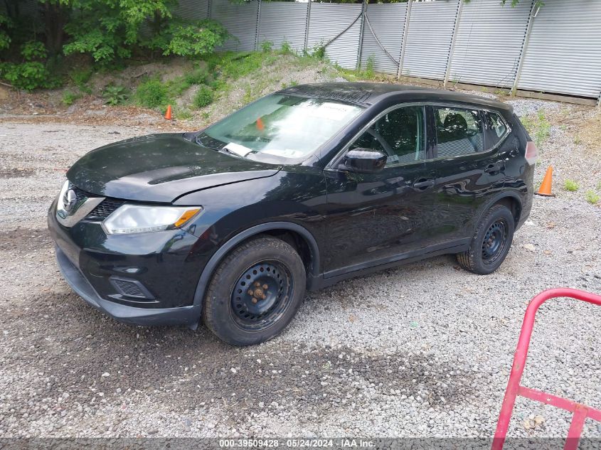 2016 Nissan Rogue S/Sl/Sv VIN: 5N1AT2MV3GC782540 Lot: 39509428