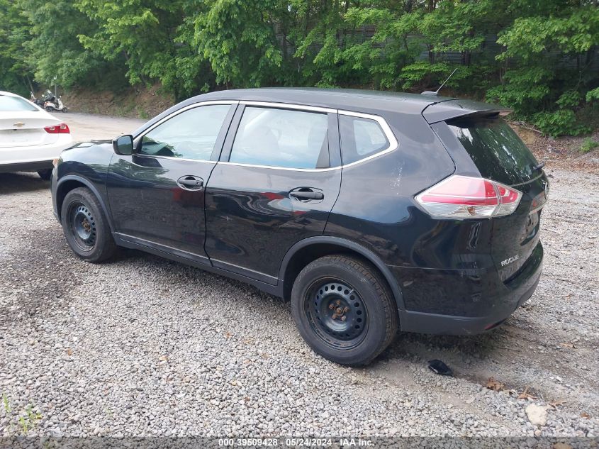 2016 Nissan Rogue S/Sl/Sv VIN: 5N1AT2MV3GC782540 Lot: 39509428