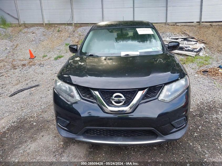 2016 Nissan Rogue S/Sl/Sv VIN: 5N1AT2MV3GC782540 Lot: 39509428