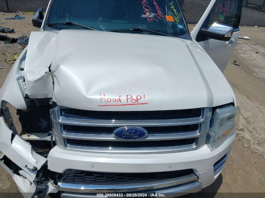 2016 Ford Expedition El Platinum VIN: 1FMJK1LT7GEF07304 Lot: 39509433