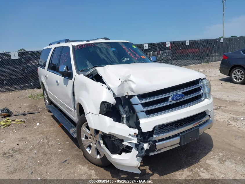 2016 Ford Expedition El Platinum VIN: 1FMJK1LT7GEF07304 Lot: 39509433