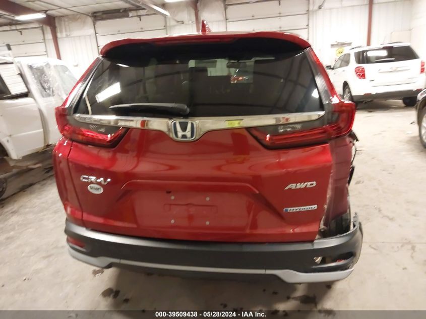 2021 Honda Cr-V Hybrid Ex-L VIN: 7FART6H85ME029629 Lot: 39509438