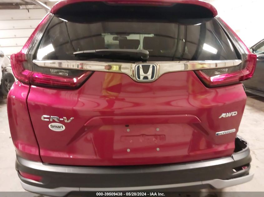 2021 Honda Cr-V Hybrid Ex-L VIN: 7FART6H85ME029629 Lot: 39509438