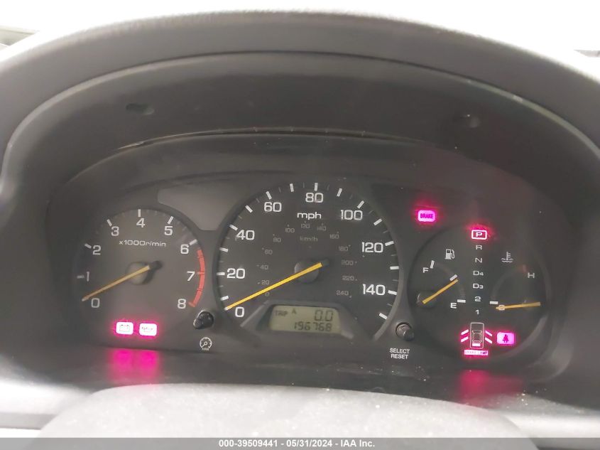 2000 Honda Accord 3.0 Ex VIN: 1HGCG1651YA062757 Lot: 39509441