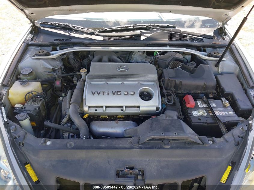 2006 Lexus Es 330 VIN: JTHBA30G765157846 Lot: 39509447