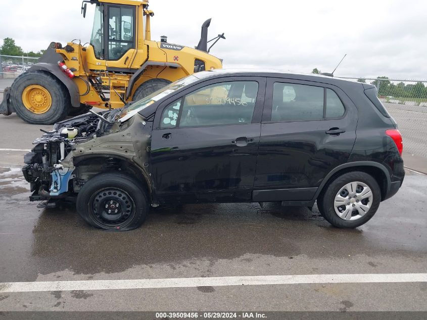 2018 Chevrolet Trax Ls VIN: 3GNCJKSB4JL381156 Lot: 39509456