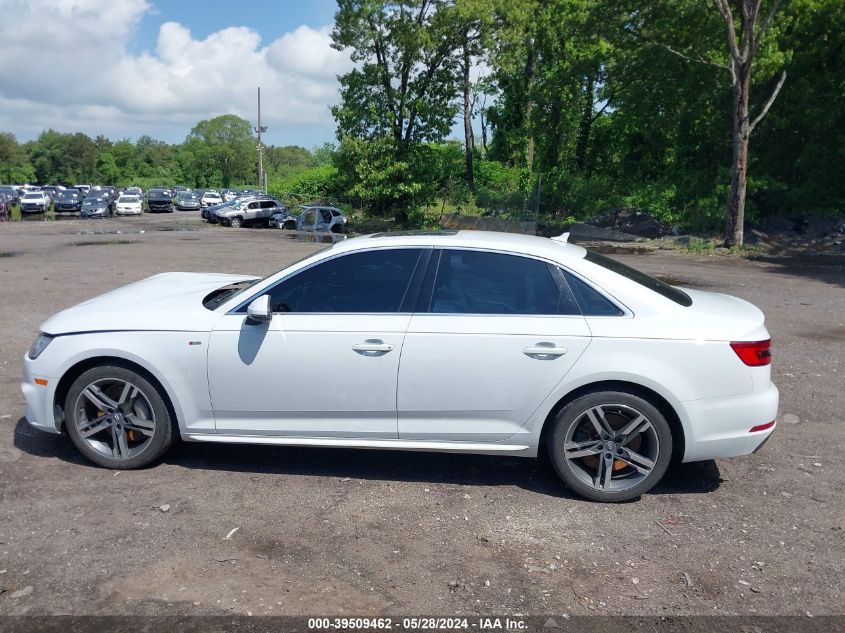 2017 Audi A4 2.0T Premium VIN: WAUENAF42HA082159 Lot: 39509462