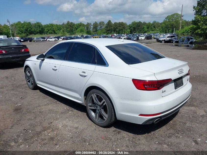 2017 Audi A4 2.0T Premium VIN: WAUENAF42HA082159 Lot: 39509462