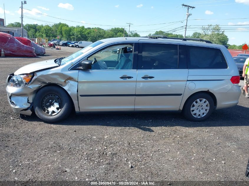 2009 Honda Odyssey Lx VIN: 5FNRL38249B057399 Lot: 39509470
