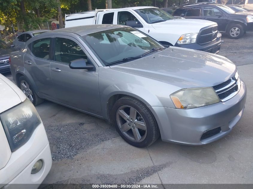 2013 Dodge Avenger Se VIN: 1C3CDZAB9DN517252 Lot: 39509480