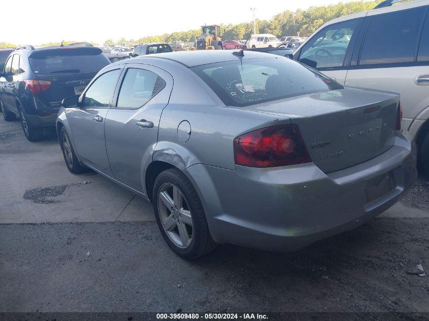 2013 Dodge Avenger Se VIN: 1C3CDZAB9DN517252 Lot: 39509480