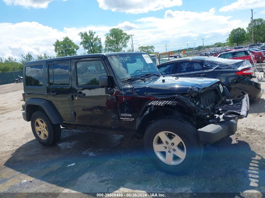 2013 Jeep Wrangler Unlimited Sport VIN: 1C4BJWDG7DL699048 Lot: 39509485