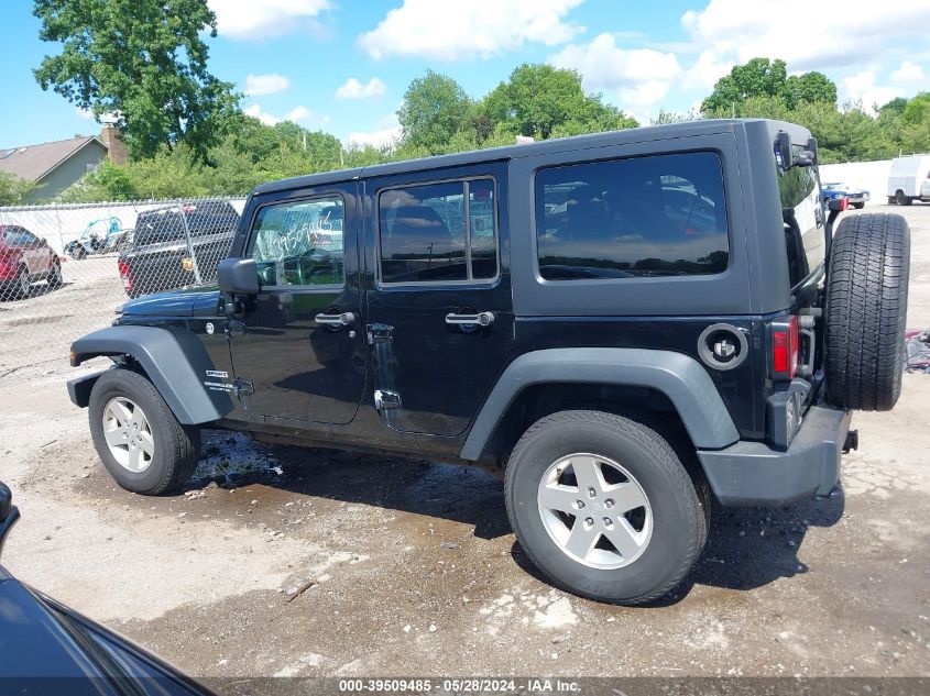 2013 Jeep Wrangler Unlimited Sport VIN: 1C4BJWDG7DL699048 Lot: 39509485