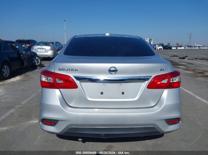 2017 Nissan Sentra Sv VIN: 3N1AB7APXHY369097 Lot: 39509488