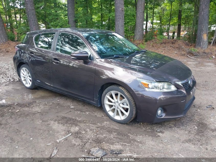 2012 Lexus Ct 200H Premium VIN: JTHKD5BH6C2083499 Lot: 39509497