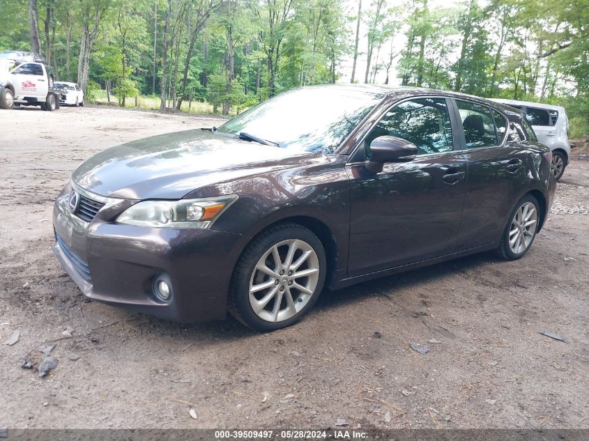 2012 Lexus Ct 200H Premium VIN: JTHKD5BH6C2083499 Lot: 39509497