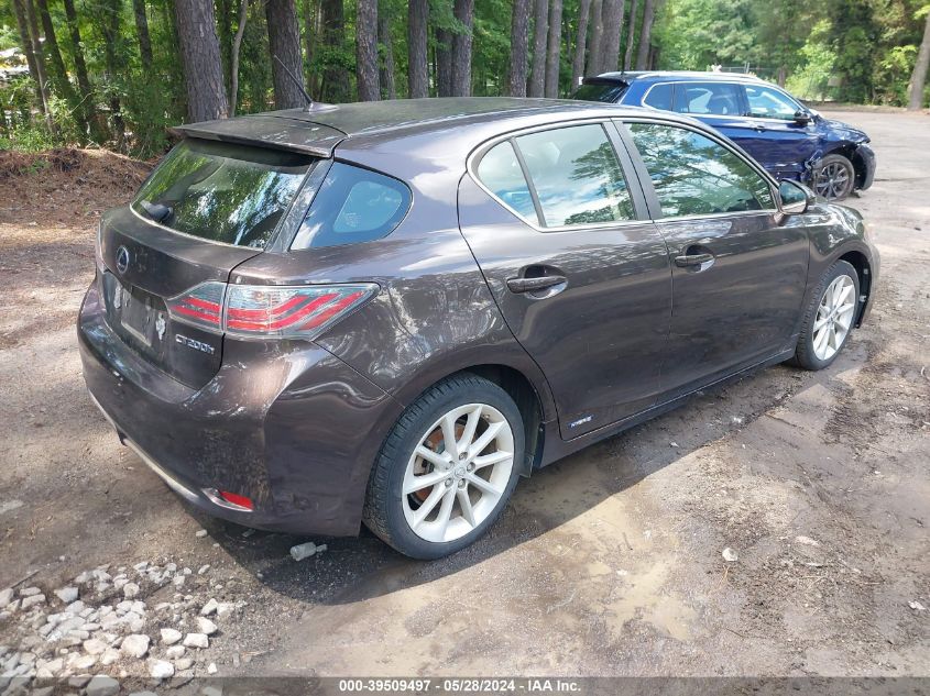 2012 Lexus Ct 200H Premium VIN: JTHKD5BH6C2083499 Lot: 39509497