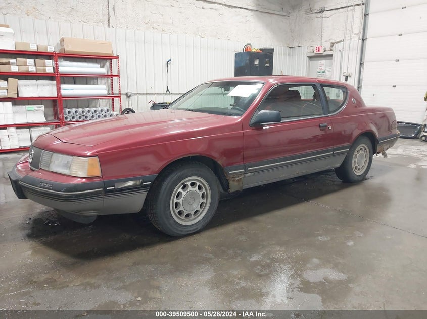 1987 Mercury Cougar Xr7 VIN: 1MEBM62F7HH680721 Lot: 39509500