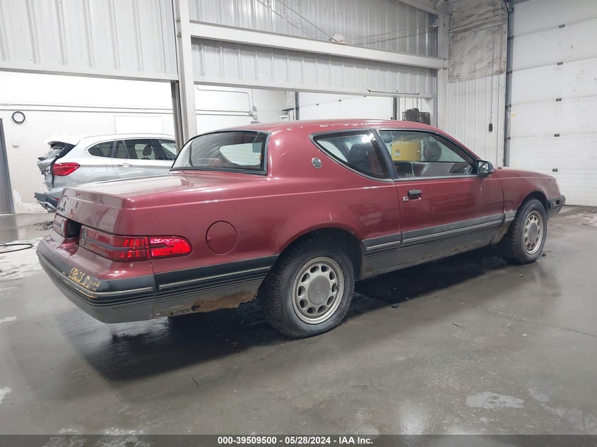 1987 Mercury Cougar Xr7 VIN: 1MEBM62F7HH680721 Lot: 39509500