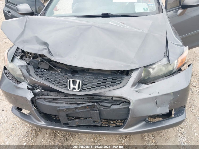 2012 Honda Civic Ex-L VIN: 2HGFG3B09CH539075 Lot: 39509515