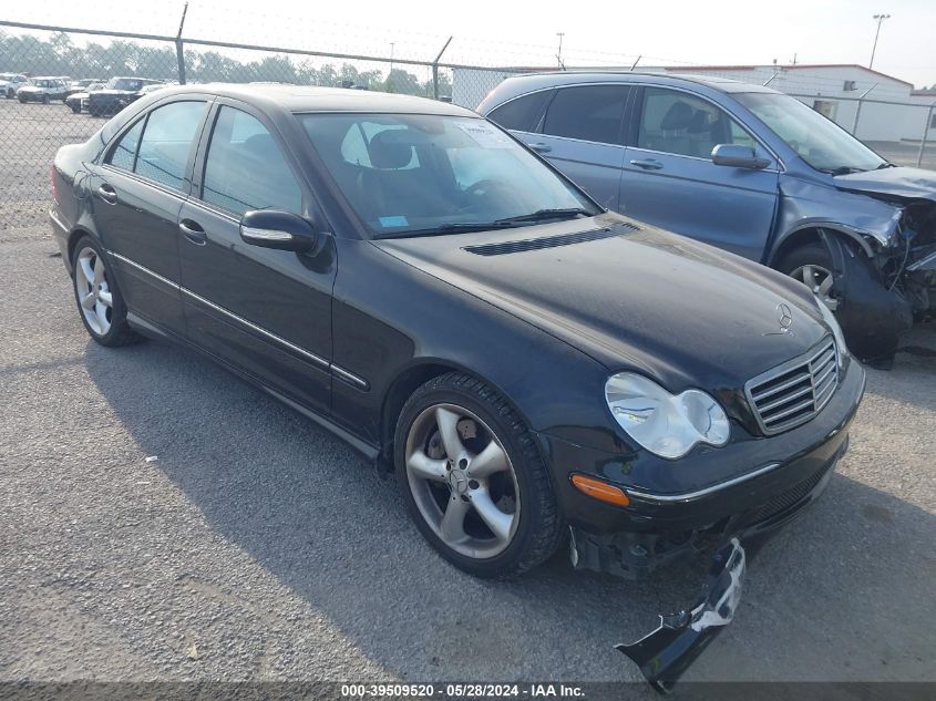 2005 Mercedes-Benz C 230K Sport Sedan VIN: WDBRF40J95A797788 Lot: 39509520