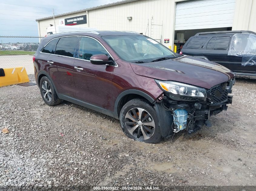 2016 Kia Sorento Ex VIN: 5XYTH4A57GG185483 Lot: 39509522