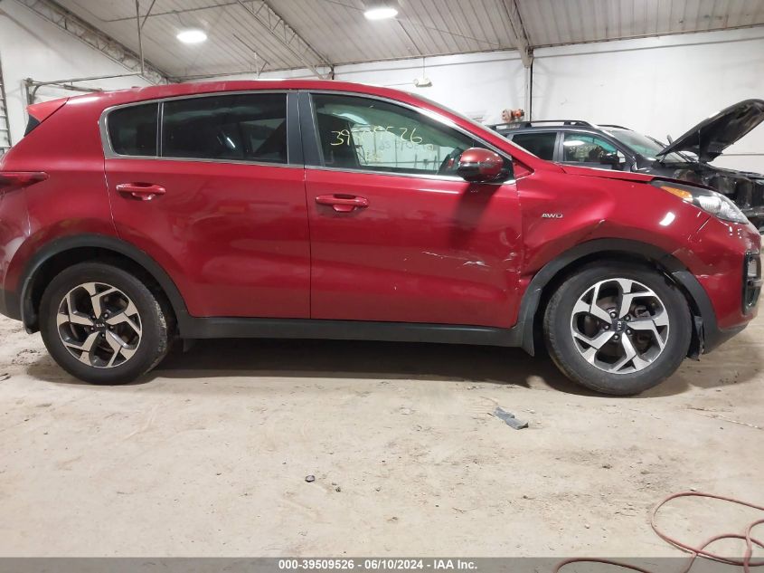 2020 Kia Sportage Lx VIN: KNDPMCAC8L7662451 Lot: 39509526